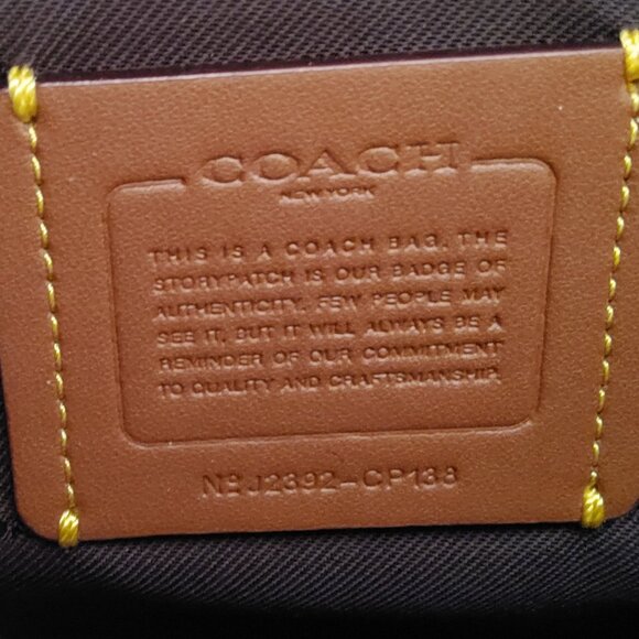 New Coach Cassie 19 Croc Embossed Crossbody Handbag in Black CP138 - Picture 8 of 10